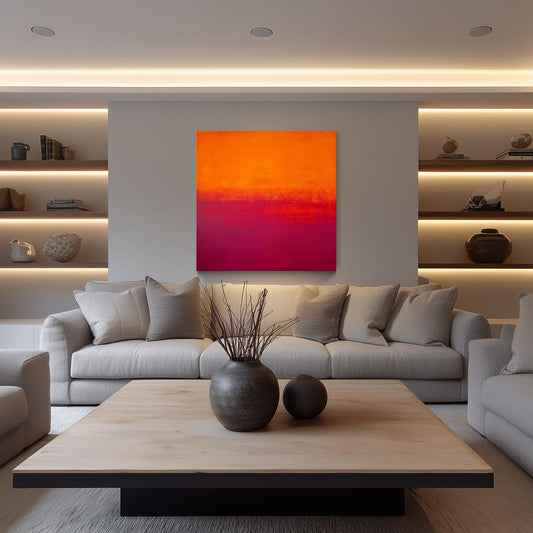 Deep Orange Red (XL Canvas)