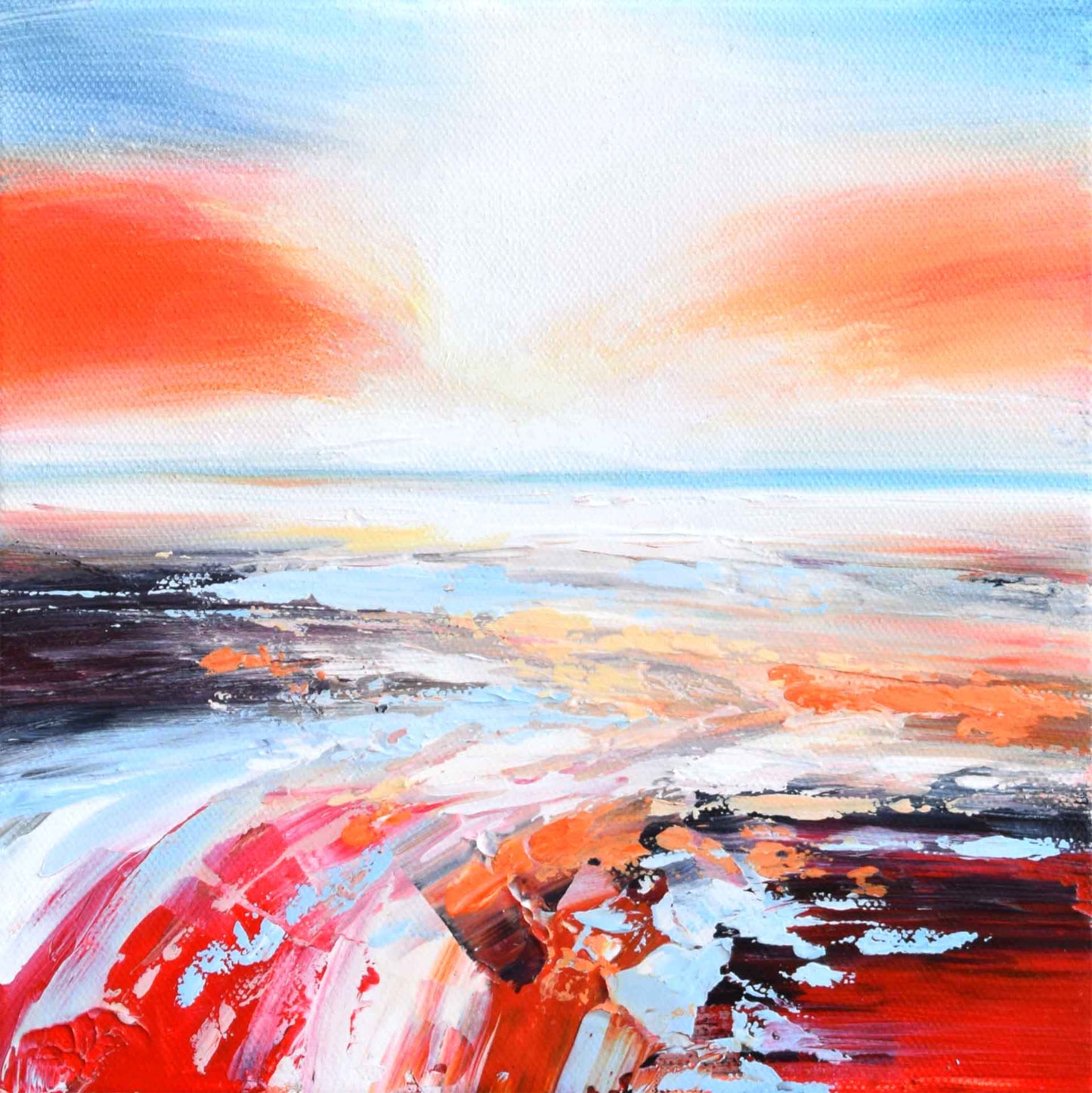 Crimson Shores (ORIGINAL PAINTING)