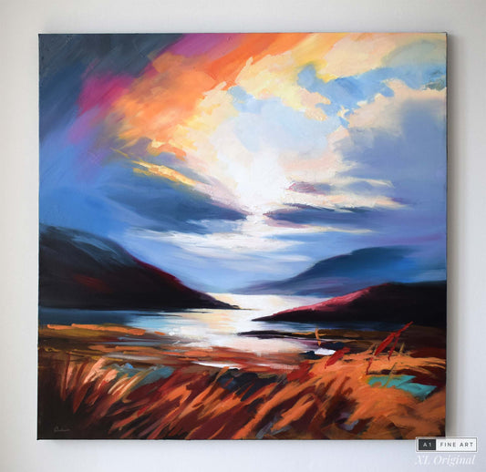 Mists of Loch Ness (XL Original Painting)