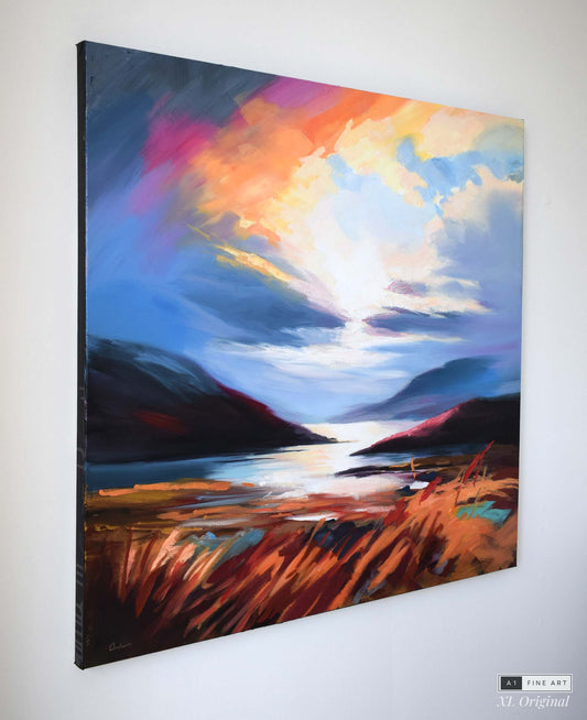 Mists of Loch Ness (XL Original Painting)