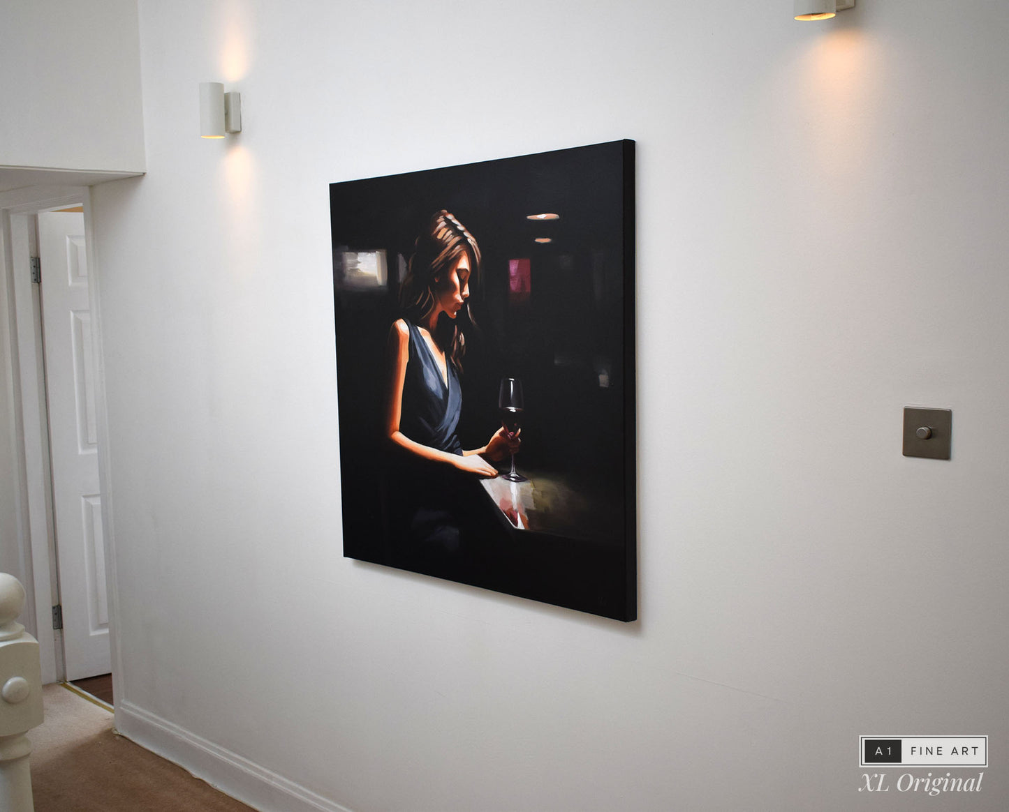 A Glass of Red (XL Original Painting) 🔴
