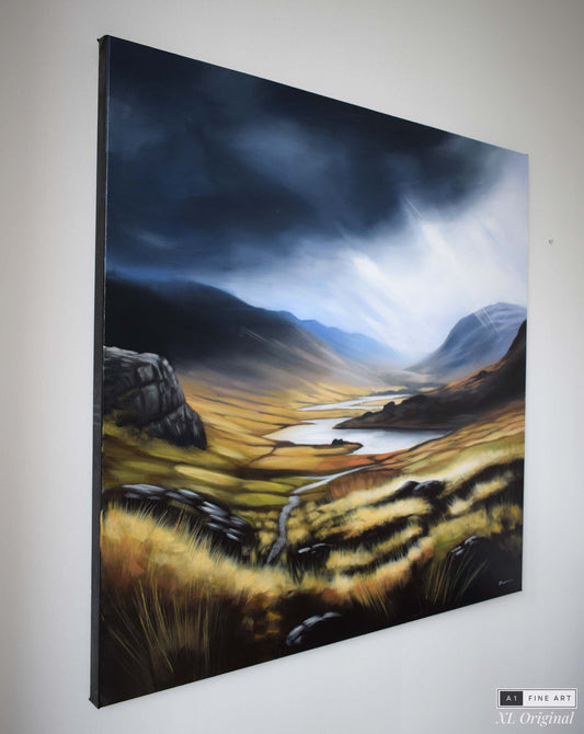 Storm Over the Lake District (XL Original Painting)