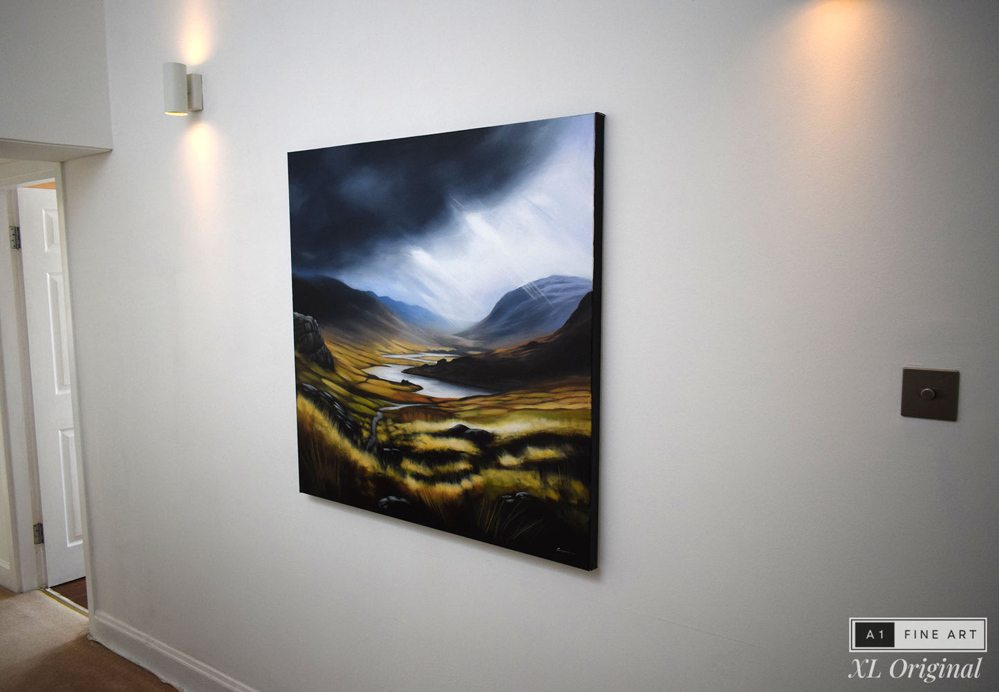 Storm Over the Lake District (XL Original Painting)