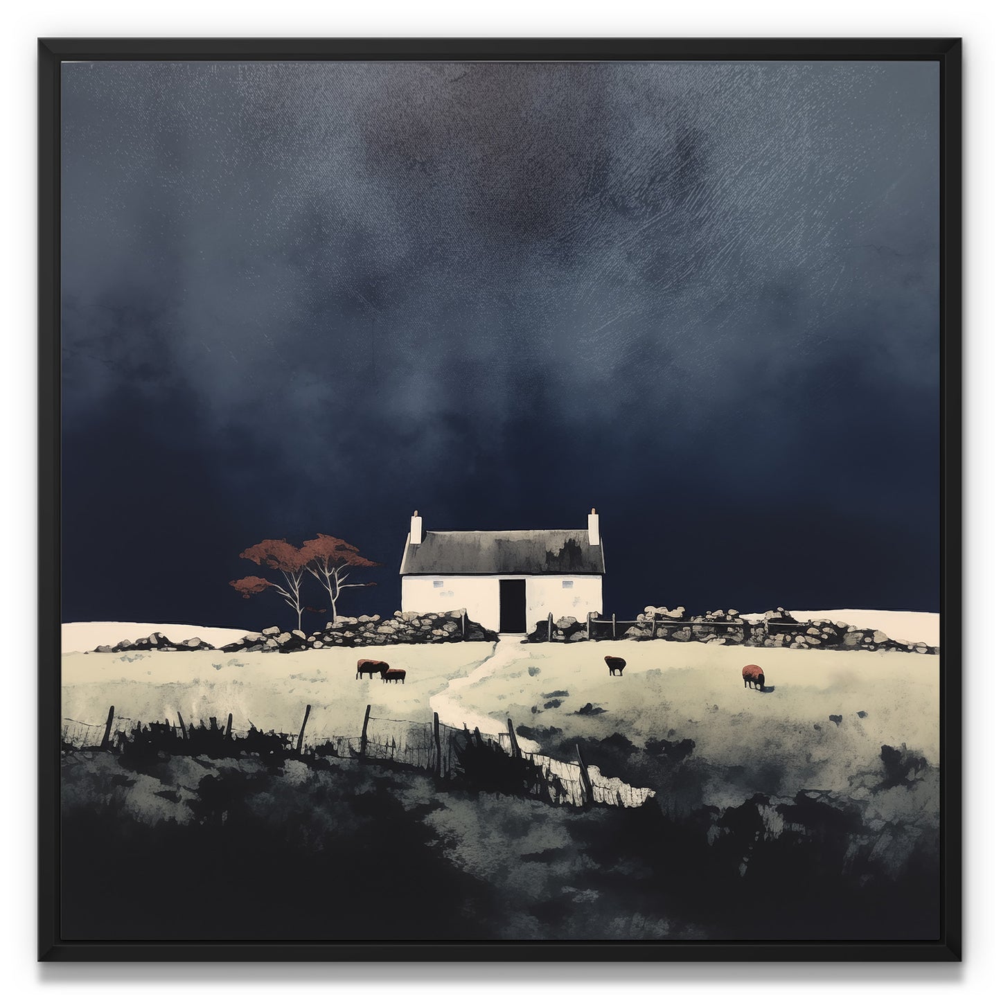 Solitude Amidst the Storm - Textured Edition™