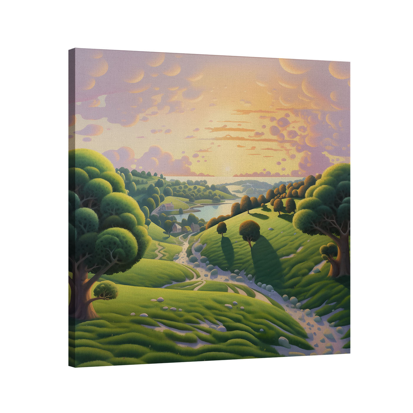 Rolling Shadows of Joy (XL Canvas)