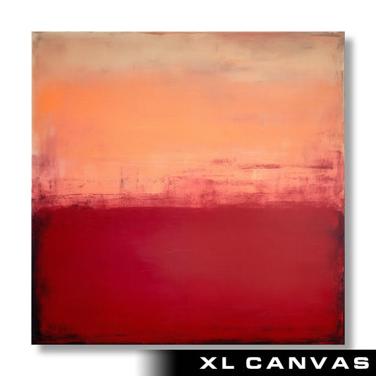 Muted Orange Red (XL Canvas)