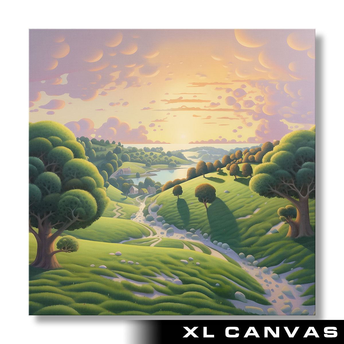 Rolling Shadows of Joy (XL Canvas)