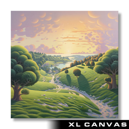 Rolling Shadows of Joy (XL Canvas)