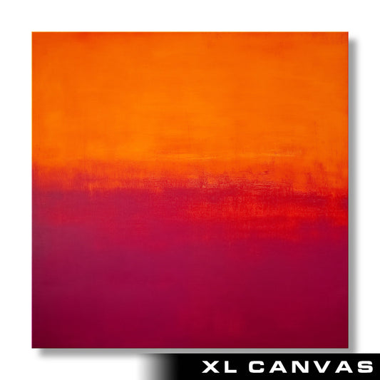 Deep Orange Red (XL Canvas)