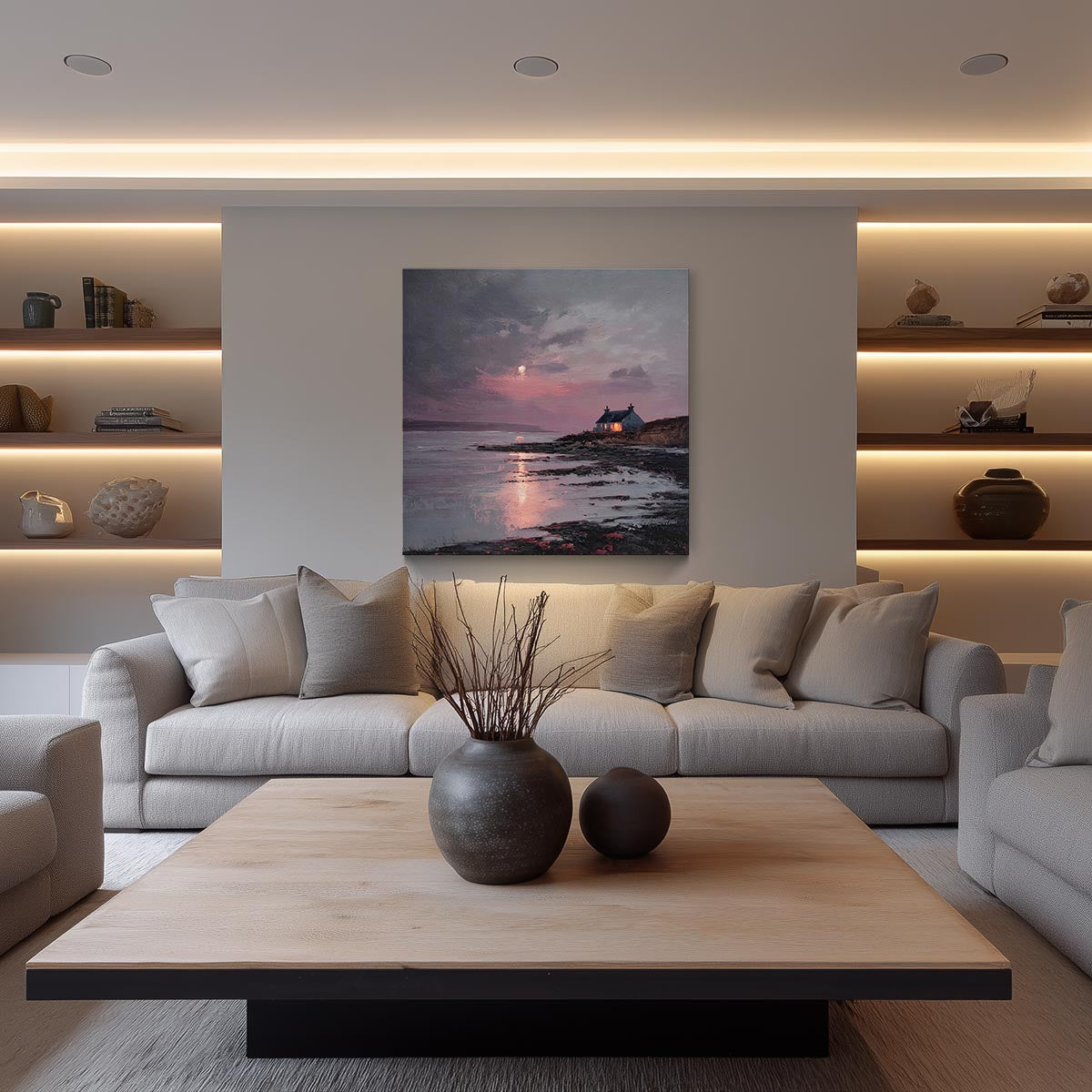 Last Light on the Water (XL Canvas)