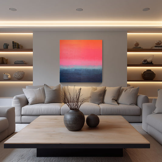 Pink Aegean (XL Canvas)