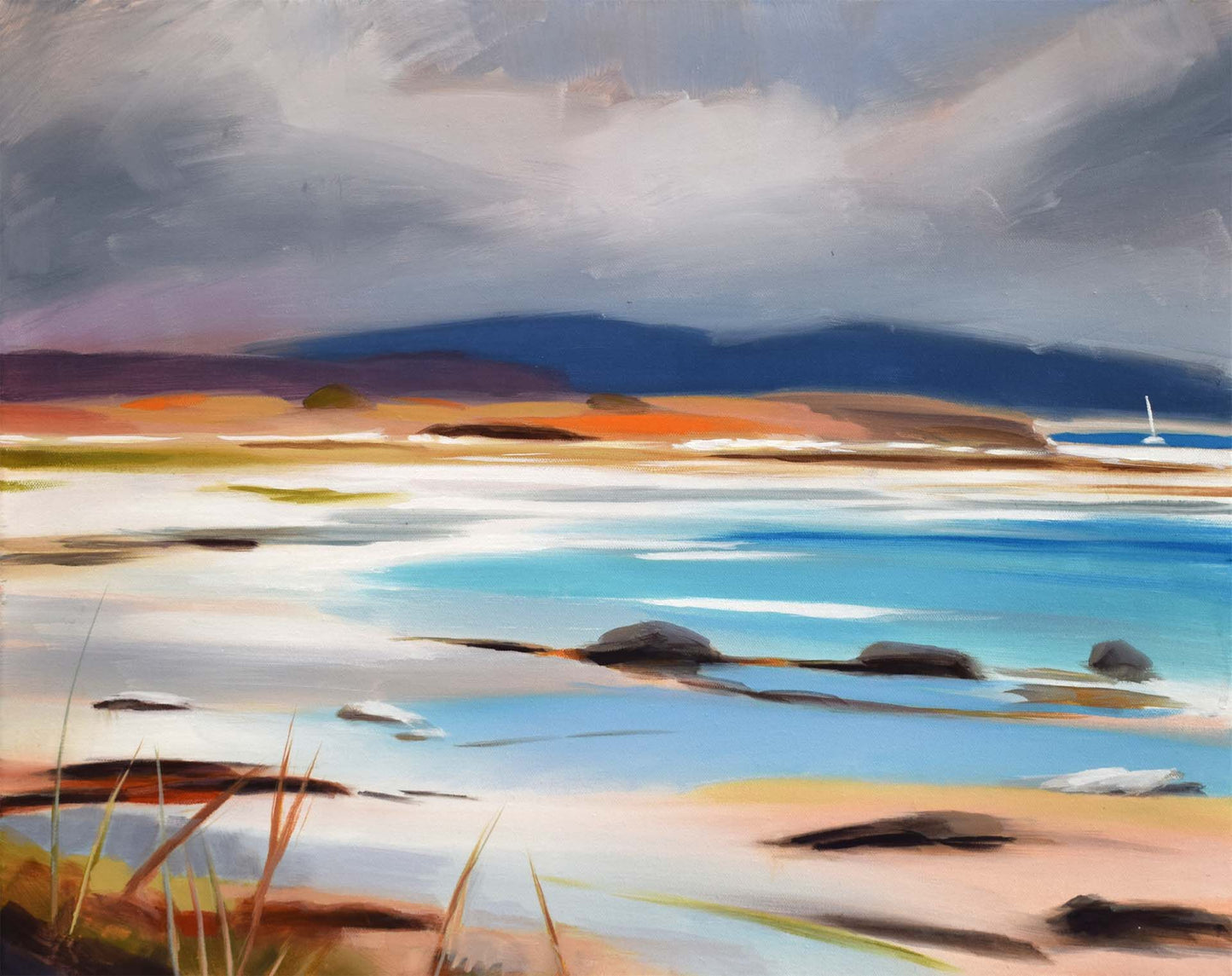 Distant Rain, Ardgour (ORIGINAL PAINTING)