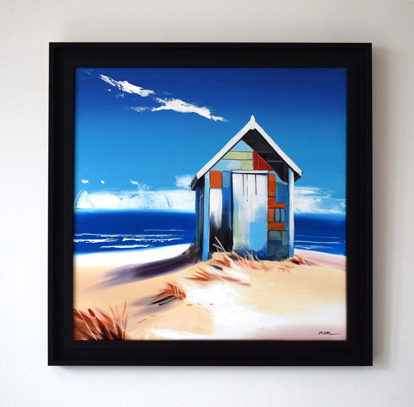 Beach Hut on the Dunes (ORIGINAL PAINTING)