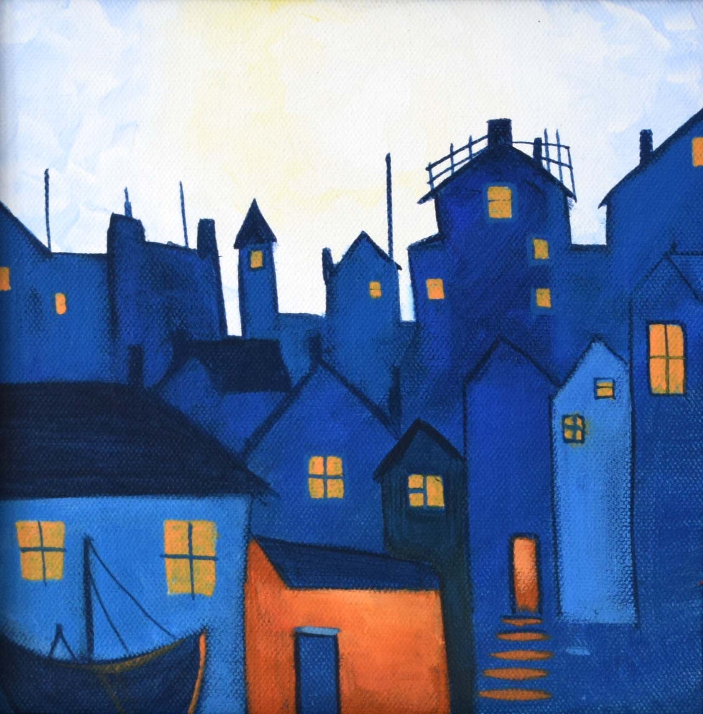 Crail at Night (ORIGINAL PAINTING)