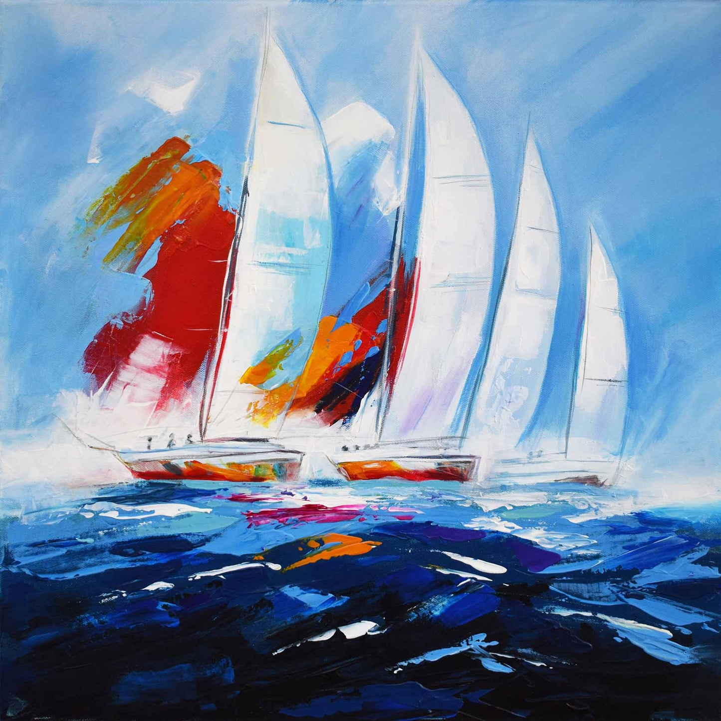 Sails Away (ORIGINAL PAINTING)