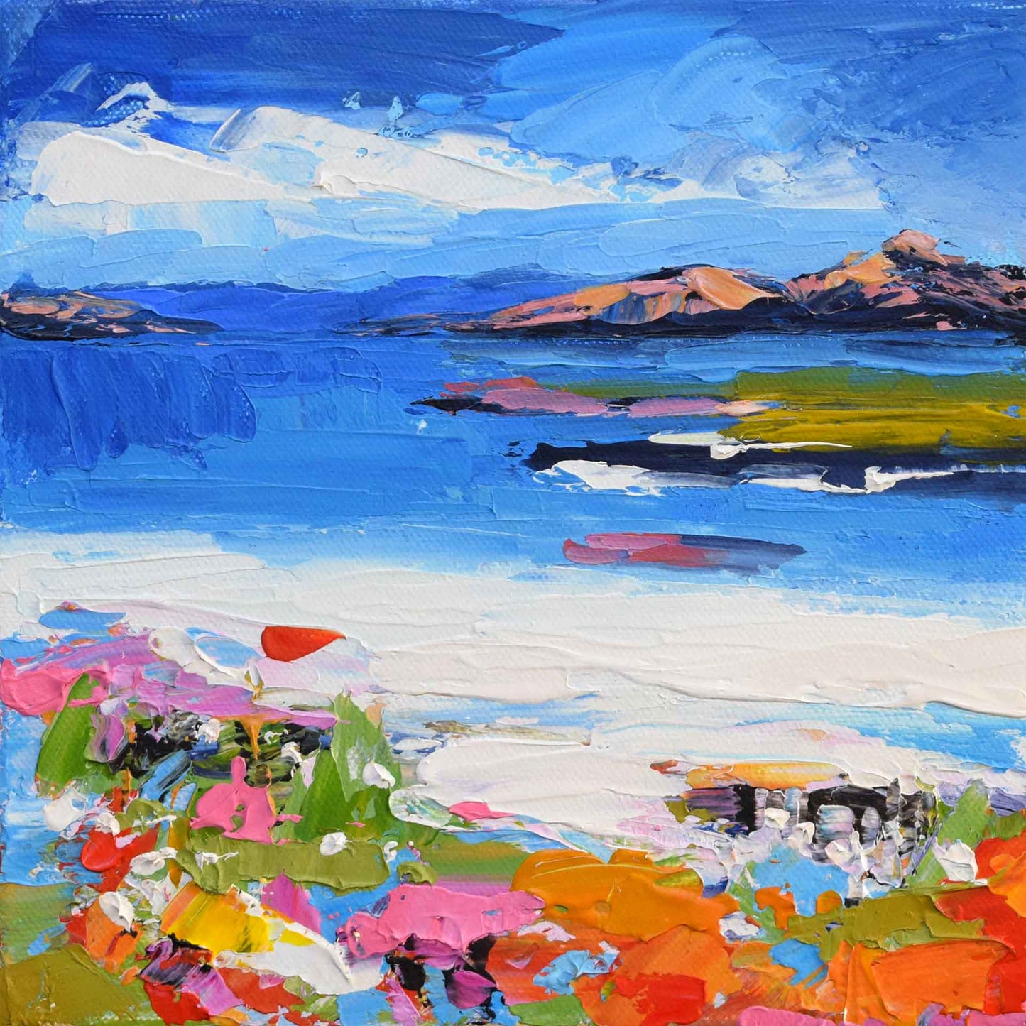 Summer at Luskentyre (Midday) (ORIGINAL PAINTING) 🔴