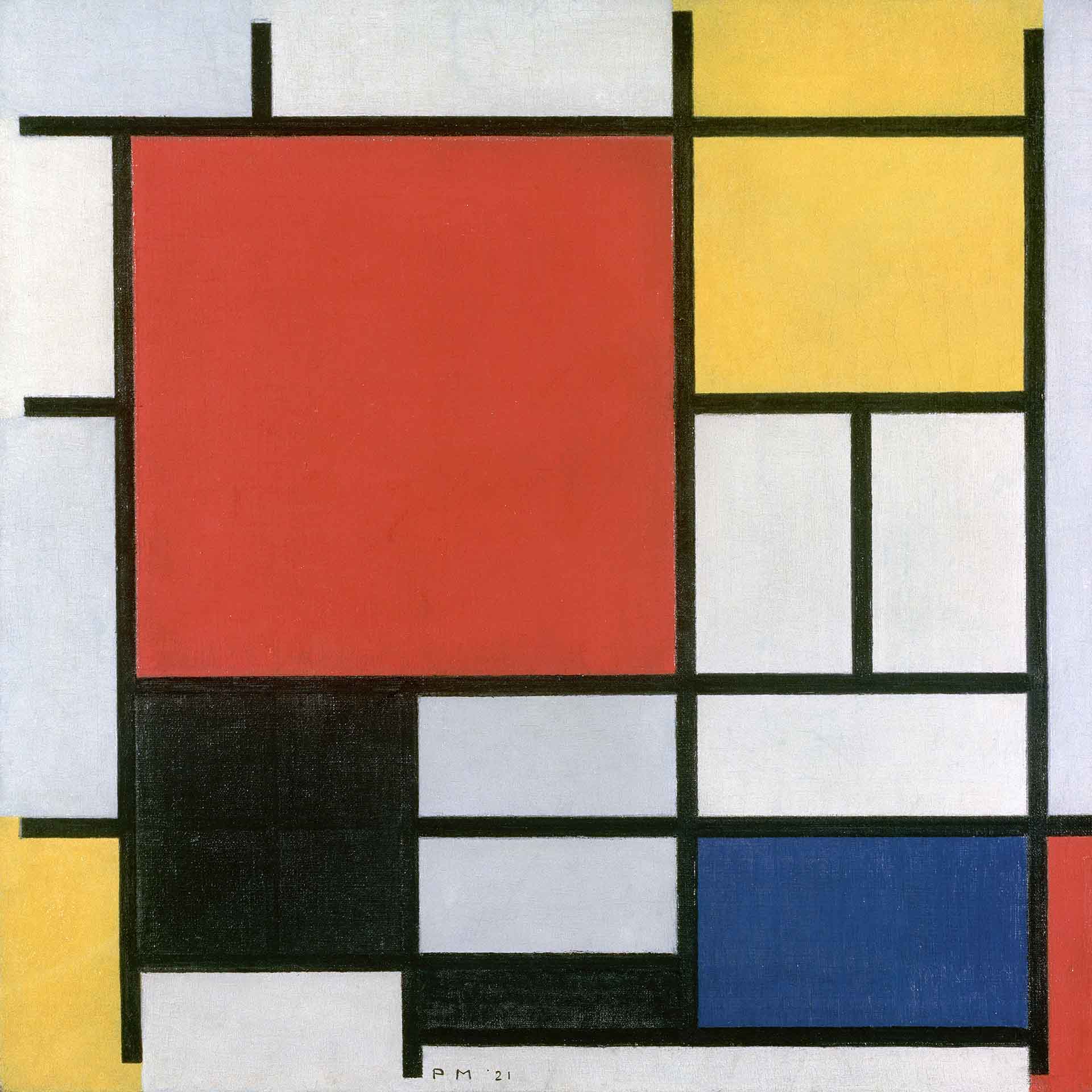 Bicosya 美工社 アートフレーム モンドリアン Piet Mondrian Piet Mondrian – A1 FINE ART