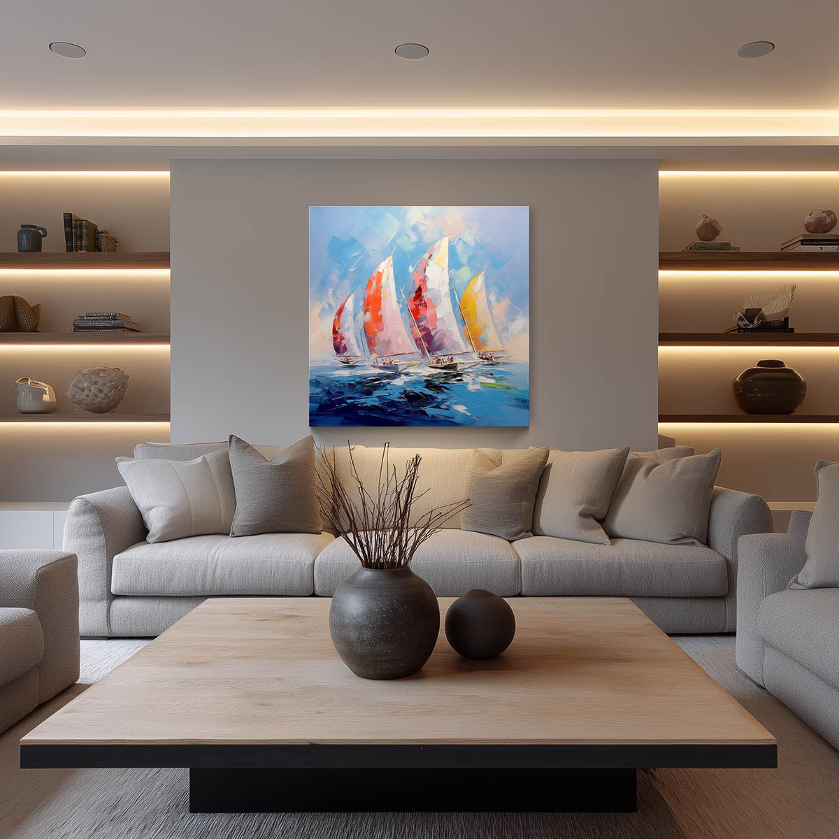 Evening Sails (XL Canvas)