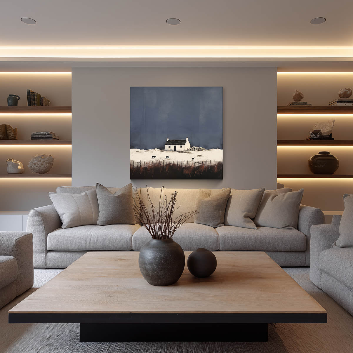 Barra Farmhouse (XL Canvas)