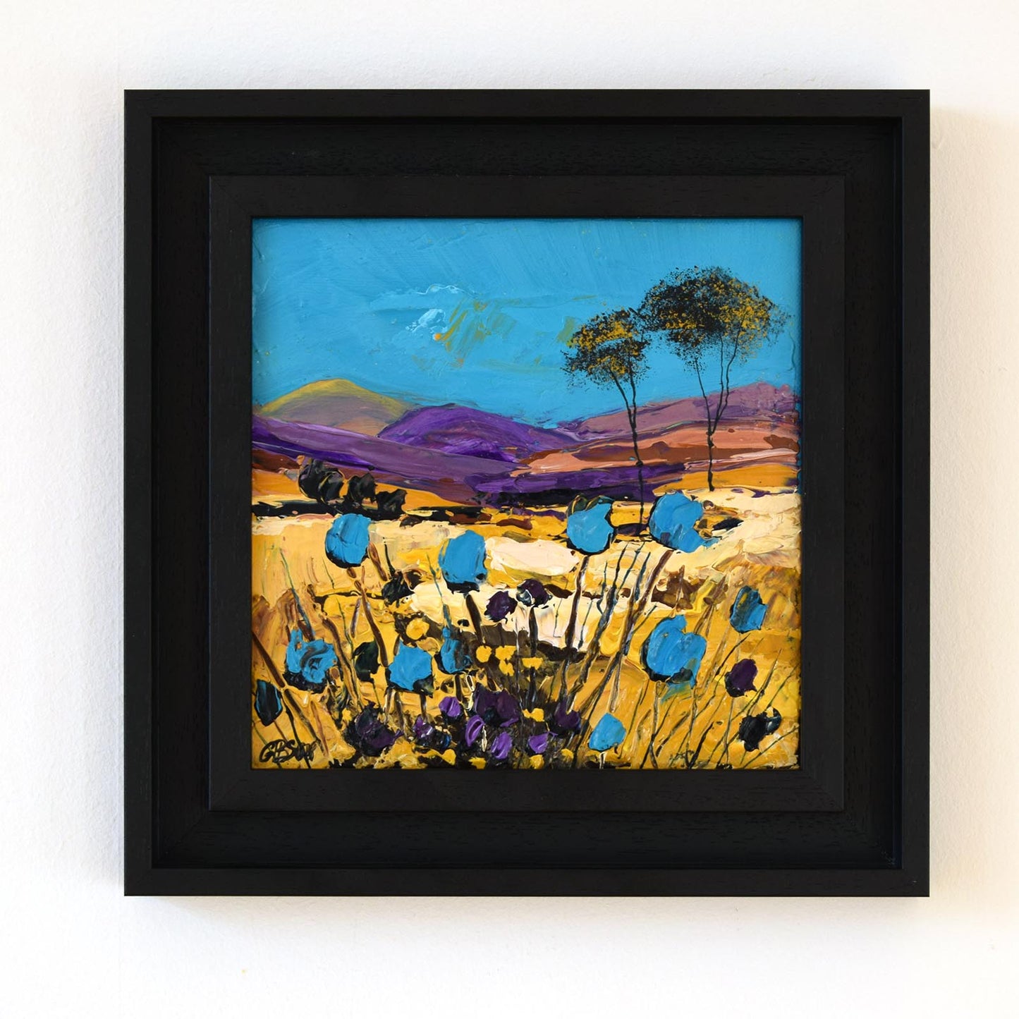 Blue Flower Fields (ORIGINAL PAINTING)