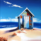 Beach Hut on the Dunes (ORIGINAL PAINTING)