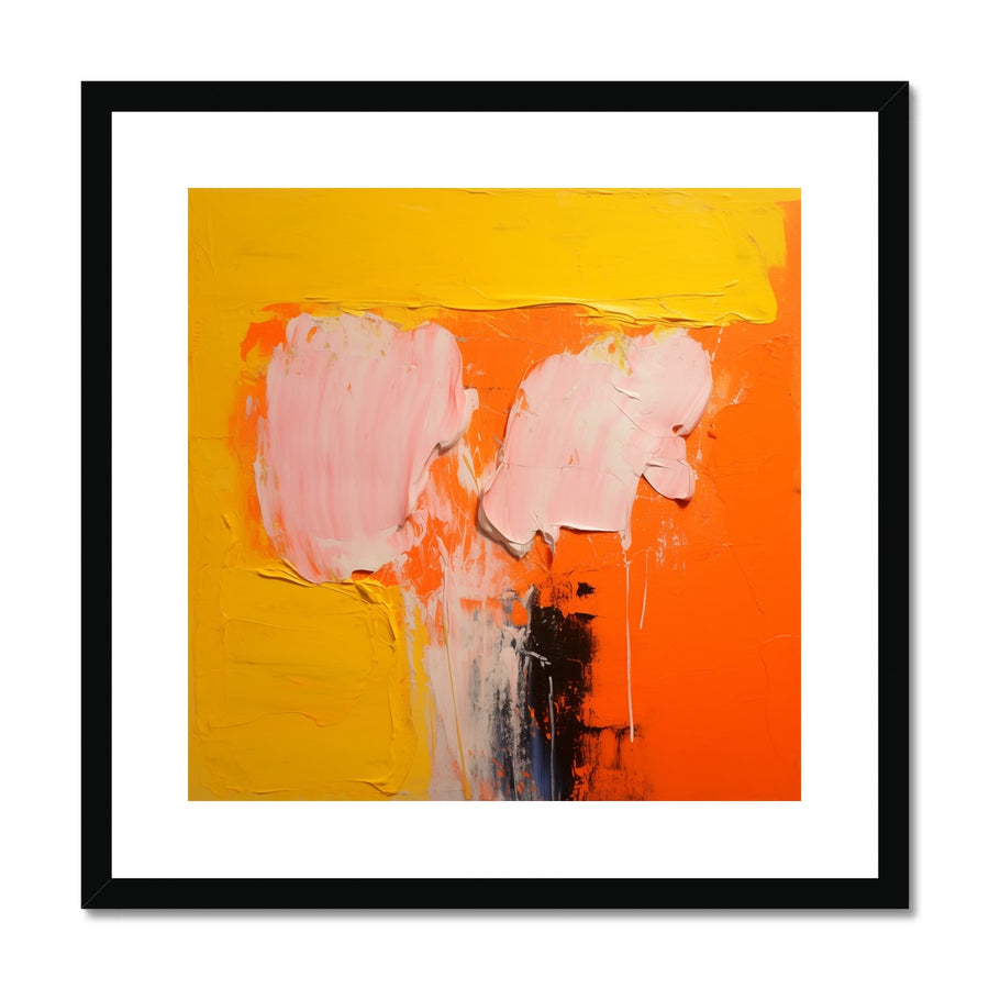 Peonies on Orange