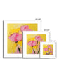 Peonies on Yellow